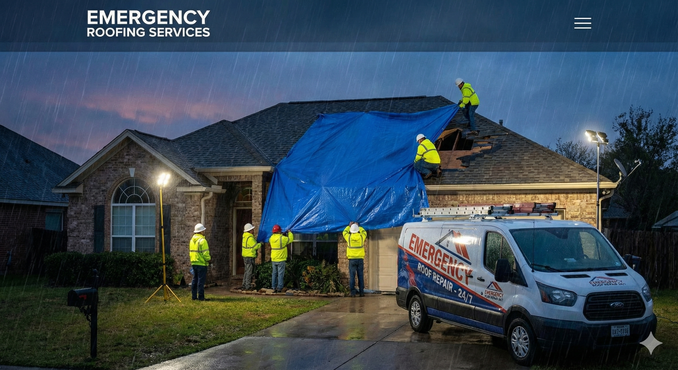24/7 emergency roofing solutions by Tile Shield Roofing